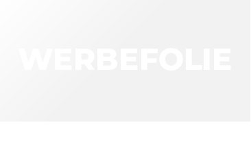 Milchglasfolie mit Schrift