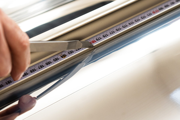 Hand Cuttermesser Lineal Spiegelfolie