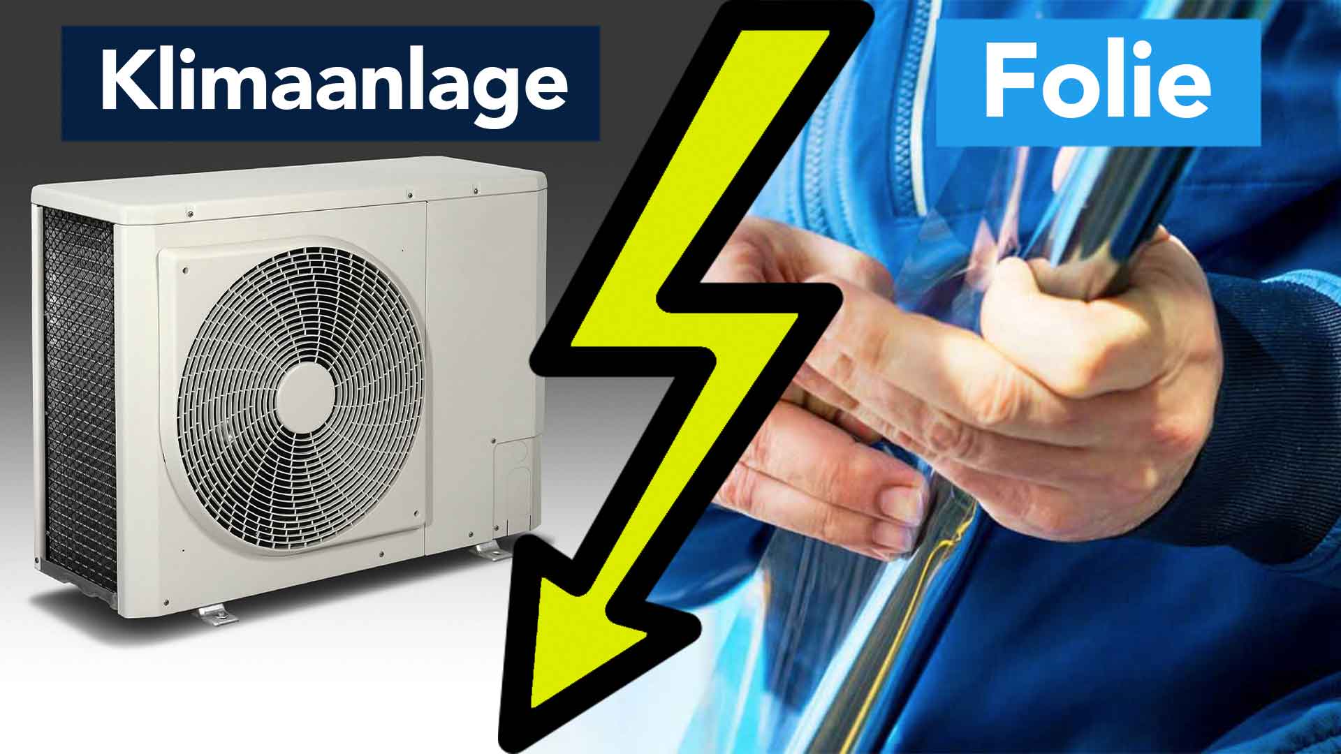 Klimaanlage und hochwertige Hitzeschutzfolie